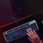 Mechanical Gaming Keyboard PDX219-BSW - Gateron Pro, RGB, Black - تصویر 6