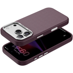 CORTINA MagSafe Case for iPhone 18 Pro Max Case, Raised Camera Guard, Anti-Scratch, Non-Slip, Metal Buttons - Burgundy - تصویر 3
