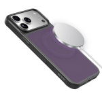 Ultra-Thin MagSafe iPhone 18 Pro Max/17 Pro Max Case, Metal Buttons, Anti-Slip Texture - Burgundy - تصویر 5