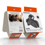 Travel Neck Pillow & 3D Eye Mask - Grey - تصویر 8