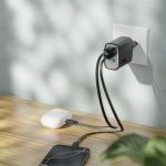 Wall Charger Supra GN3USB24EUBK - 24W, 3-Port USB-A, Black Grey - تصویر 2