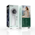 Handheld Fan PF-18 - USB-C Rechargeable, White - تصویر 6