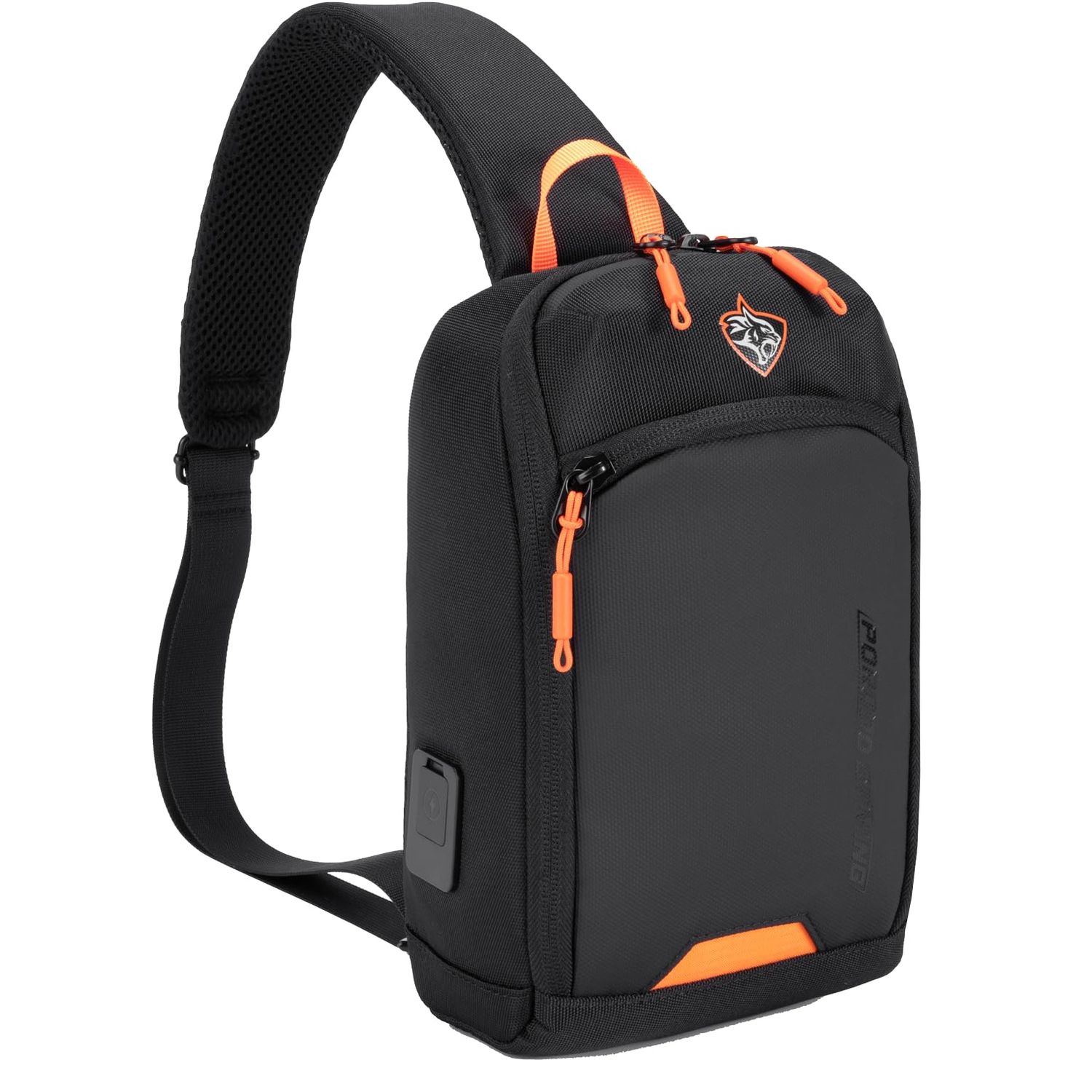 Gaming Cross Body Bag PDX557 - Water-Resistant, Black Gaming Cross Body Bag PDX557 - Water-Resistant, Black - تصویر 1
