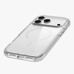 ATHENS MagSafe iPhone 18 Pro Case, PC/TPU/TPE Hybrid Material, Reinforced Corners - Grey - تصویر 4