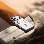 ATHENS MagSafe iPhone 18 Pro Case, PC/TPU/TPE Hybrid Material, Reinforced Corners - Burgundy - تصویر 2