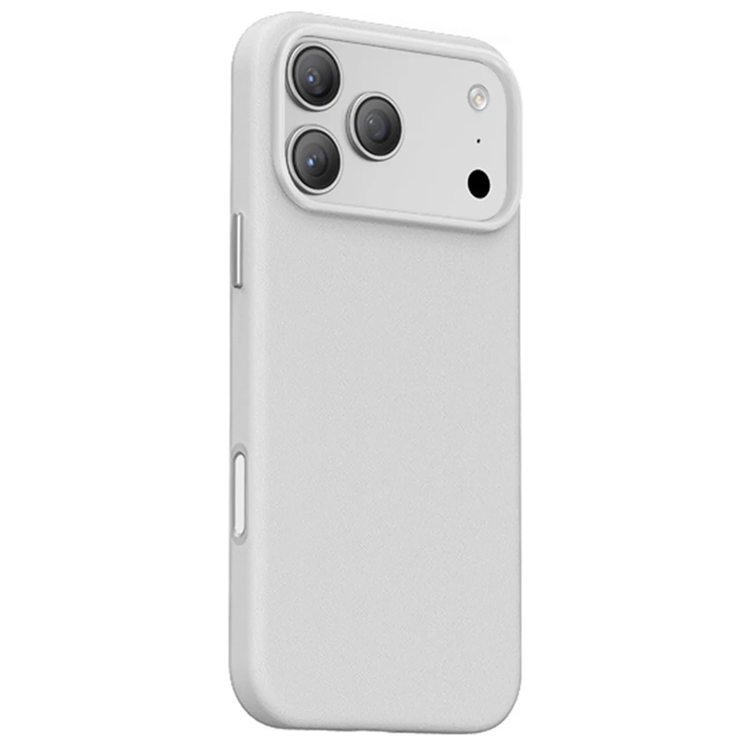 Leather iPhone 18 Pro Max MagSafe Case, Eco-Leather - Silver Leather iPhone 18 Pro Max MagSafe Case, Eco-Leather - Silver - تصویر 1