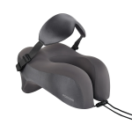 Travel Neck Pillow & 3D Eye Mask - Grey