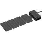 5-Panel Solar Power Bank GNSOL5PN30BK, 30000mAh, Solar 20W Charging - Black - تصویر 11