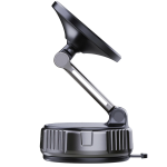 GX-12 MagSafe Suction Phone Holder, 360° Rotation, N52 Strong Magnets, Washable Suction Cup, Dashboard Fit - Black - تصویر 5