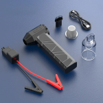 Jump Starter JX-82 - 3-in-1 Blower, Vacuum, Power Bank 12000mAh, Grey - تصویر 2