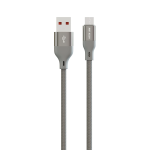 Braided USB-A to Micro Cable 10W 1m, Grey