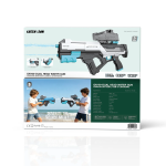 GN100-Dual Head Water Gun with 2× Spray Heads, 800mL Water Tank, 10m Shooting Range, LED Firing Effects - White - تصویر 6