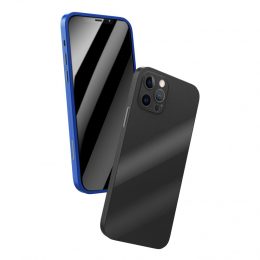شیشه سه‌بعدی 360 درجه کارکاسا + قاب رایانه شخصی برای iPhone 12 / 12 Pro (6.1 اینچ) - مشکی - برند گرین لاین Green lion