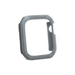 محافظ Green Guard Pro Armor TPU with Glass برای Apple Watch 44mm - خاکستری - برند گرین لاین Green lion