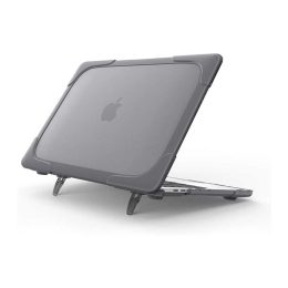 قاب ضد ضربه سبز برای Macbook Air 13.3 اینچی 2020 - خاکستری - برند گرین لاین Green lion