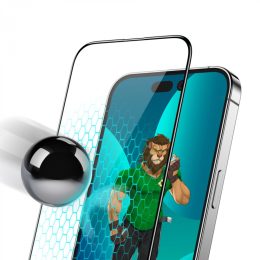 محافظ صفحه نمایش شیشه ای سه بعدی PET HD سبز برای iPhone 14 Pro (6.1 اینچ) - Clear - برند گرین لاین Green lion