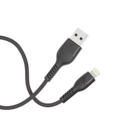 کابل آبی TPE/PVC USB-A به Lightning 1.2M 2.4A - مشکی - برند پرودو Porodo