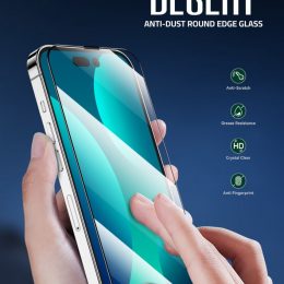 محافظ صفحه‌نمایش شیشه‌ای سبز سه بعدی Desert Round Edge برای iPhone 14 Pro Max (6.7 اینچ) - Cl - برند گرین لاین Green lion