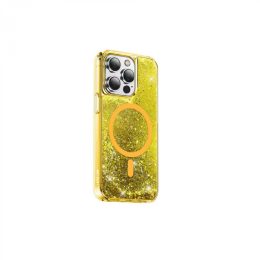 قاب رزینی سه بعدی Magnetic Happiness برای آیفون 14 (6.1 اینچ) - طلایی - برند گرین لاین Green lion