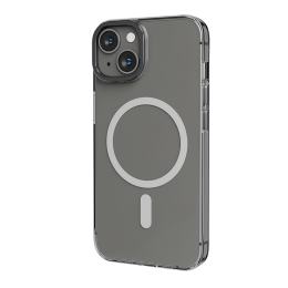 قاب پشتی شفاف MagSafe Sensa برای آیفون 14 - شفاف/خاکستری - برند لِوِلو Levelo
