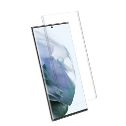 محافظ صفحه نمایش شیشه اشعه ماوراء بنفش سه بعدی سبز برای Samsung Galaxy S22 Ultra - Clear - برند گرین لاین Green lion