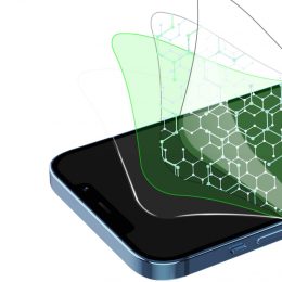 محافظ صفحه نمایشگر سبز 360 درجه Zero Sense Nano HD برای iPhone 13 Pro Max (6.7 اینچ) - شفاف - برند گرین لاین Green lion