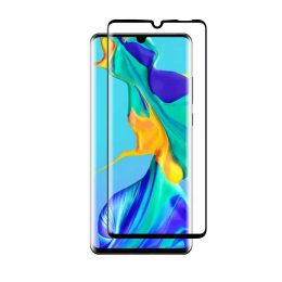 محافظ صفحه نمایش شیشه ای منحنی 0.25 میلی متری برای Huawei P30 Pro - Blac - برند پرودو Porodo