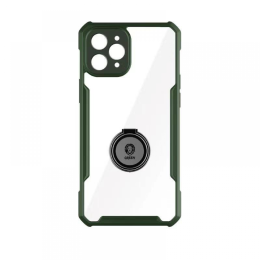 قاب ضد ضربه محکم و شیک سبز با حلقه برای iPhone 11 Pro - سبز - برند گرین لاین Green lion
