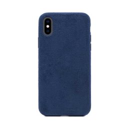 قاب پشتی Alcantara برای iPhone Xs Max - آبی - برند پرودو Porodo