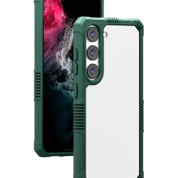 کلارا Hybrid Clear Case برای S23 Plus - سبز - برند لِوِلو Levelo
