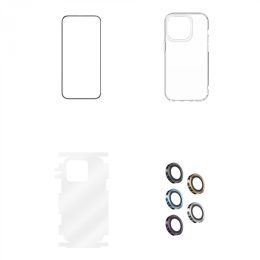 بسته محافظ سبز 4 در 1 360 درجه HD برای iPhone 14 (6.1 اینچ) - آبی - برند گرین لاین Green lion