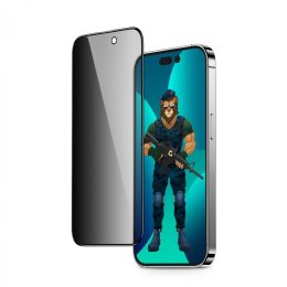 3D PET Privacy Glass Screen Protector-Black Edge-Privacy