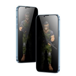 محافظ صفحه نمایش شیشه ای 3 بعدی PET Privacy Glass برای آیفون 13 مینی - مشکی - برند گرین لاین Green lion