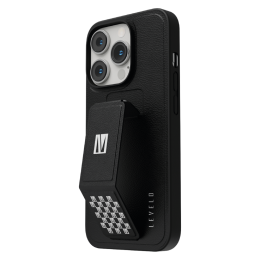 قاب چرمی Morphix Gripstand iPhone 14 Pro PU - مشکی - برند لِوِلو Levelo