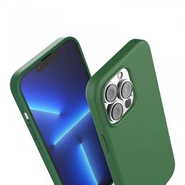 قاب سیلیکونی مایع سبز برای آیفون 13 پرو 6.1 اینچ - سبز - برند گرین لاین Green lion