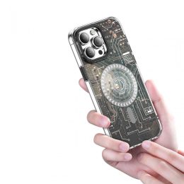 قاب Magnetic Tech Plus برای iPhone 14 Pro Max (6.7 اینچ) - صورتی - برند گرین لاین Green lion