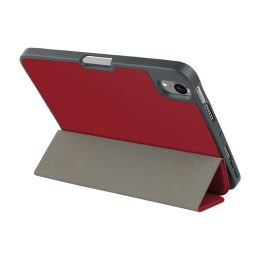 قاب چرمی وگان ممتاز با شکاف مداد برای iPad10 10.9 اینچی 2022 - قرمز - برند گرین لاین Green lion