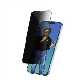 محافظ صفحه نمایش شیشه ای کامل Green 9H Steve Privacy برای iPhone 13 / 13 Pro - مشکی - برند گرین لاین Green lion