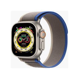 بند ساعت حلقه آزمایشی برای Apple Watch 42/44/45/49MM - آبی/خاکستری  - برند گرین لاین Green lion