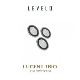 محافظ لنز Trio Lucent برای آیفون 13 پرو و 13 پرو مکس (3 عدد) - نقره ای - برند لِوِلو Levelo