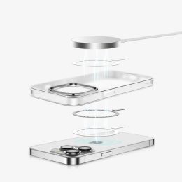 قاب Magsafe مات سبز برای iPhone 13 Pro (6.1 اینچ) - آبی - برند گرین لاین Green lion