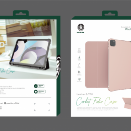 کیف چرمی Corbet برای iPad 12.9 اینچ 2021 - صورتی - برند گرین لاین Green lion