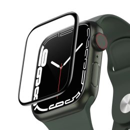 محافظ صفحه نمایش شیشه ای اچ دی Pro Green 3D Pro برای Apple Watch 41mm - Clear - برند گرین لاین Green lion