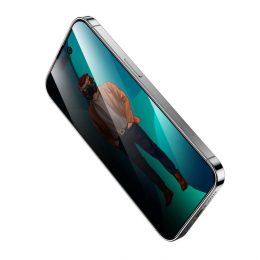 محافظ صفحه‌نمایش شیشه‌ای سبز سه بعدی Desert Privacy برای iPhone 14 Pro (6.1 اینچ)  - برند گرین لاین Green lion