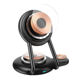 3 در 1 MagCharge Hub 15W - مشکی - برند گرین لاین Green lion