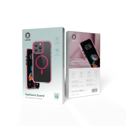 Magsafe Fashionz Guard Case iPhone 15Pro - صورتی - برند گرین لاین Green lion