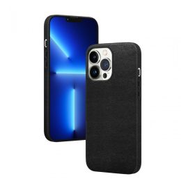 قاب چرمی سبز وگان برای iPhone 13 Pro Max (6.7 اینچ) - مشکی - برند گرین لاین Green lion