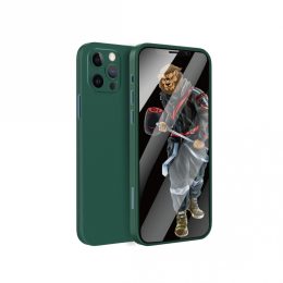شیشه‌ای سه‌بعدی 360 درجه کارکاسا + قاب رایانه شخصی برای iPhone 12 Pro Max (6.7 اینچ) - سبز - برند گرین لاین Green lion