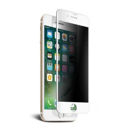 Green 3D Privacy Glass Screen Protector for iPhone 8 Plus / 7 Plus - White