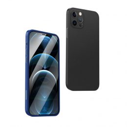 شیشه سه‌بعدی 360 درجه کارکاسا + قاب رایانه شخصی برای iPhone 12 / 12 Pro (6.1 اینچ) - آبی دریا - برند گرین لاین Green lion